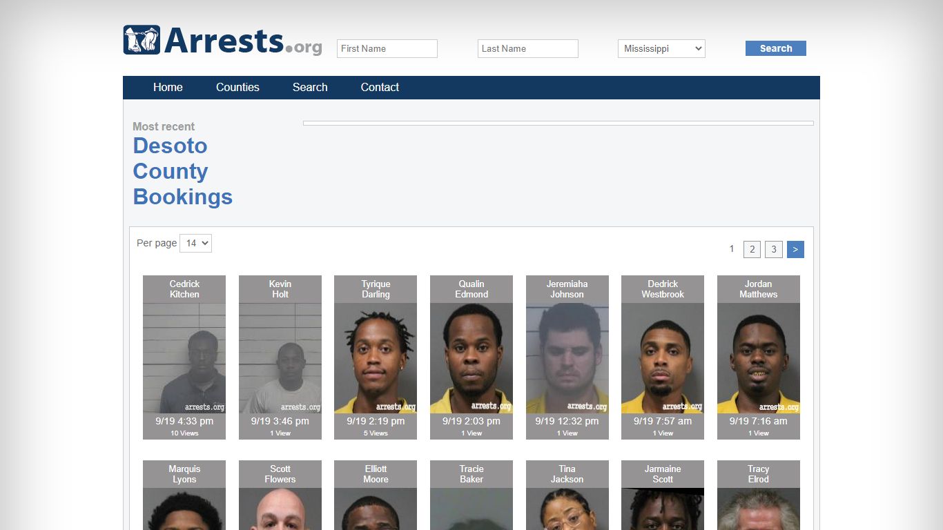 Desoto County Arrests and Inmate Search